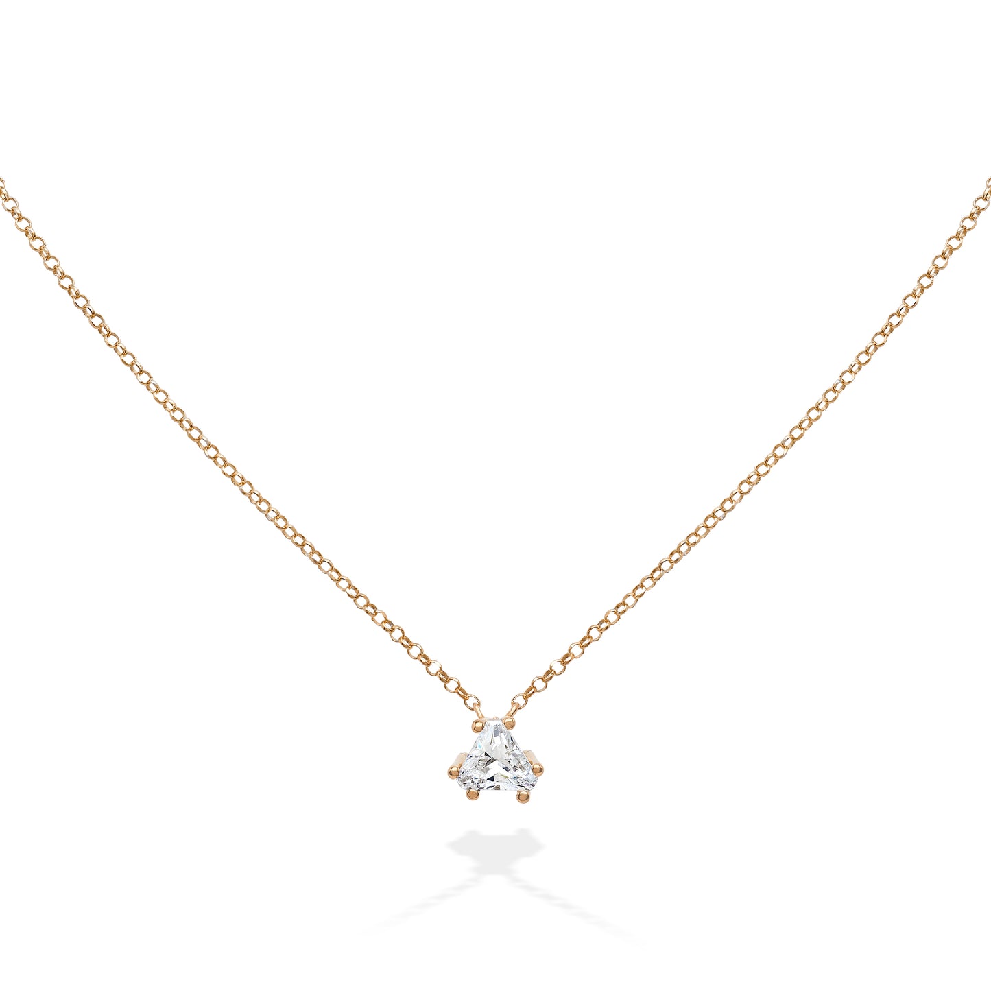 COLLANA LUMINEUSE con triangolo