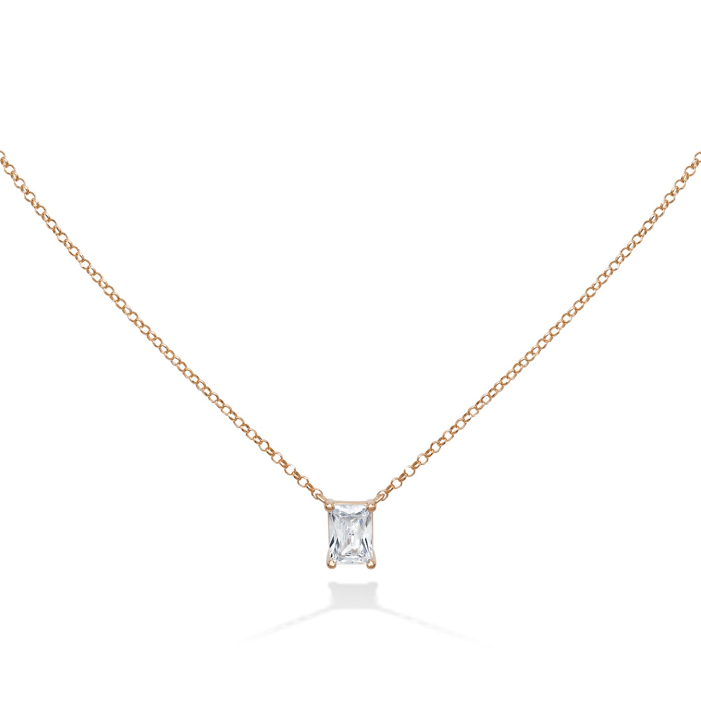 COLLANA LUMINEUSE con ottagono