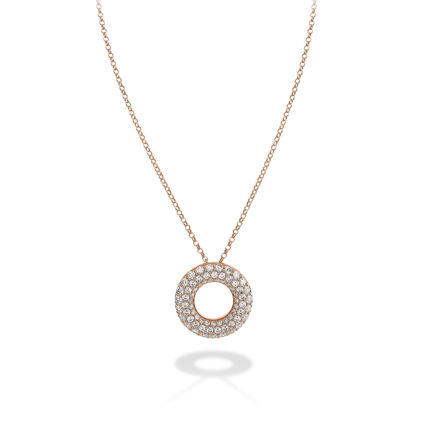 COLLANA TUBULAIRE con pavé