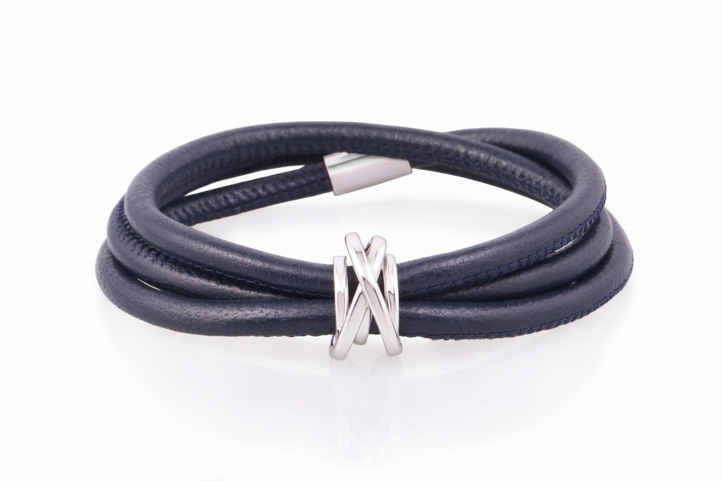 BRACCIALE TOURBILLON CON NAPPA BLUETTE